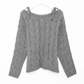 Top tricot à rubans